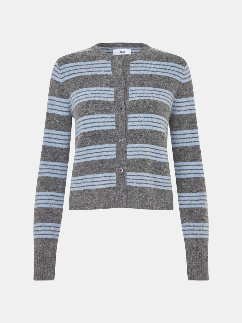 Enada Cardigan L/S i Faded Denim fra Envii | Shop Envii hos AndPants ...