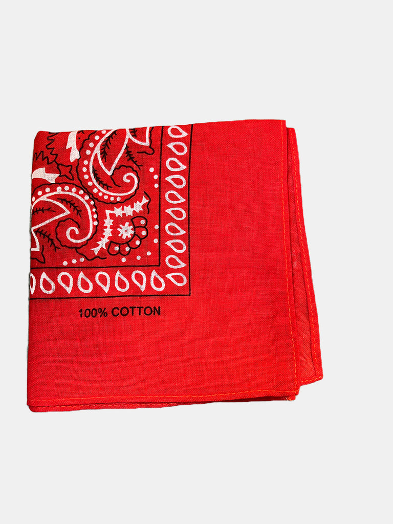 Rød bandana, tørklæde fra Who Smykker